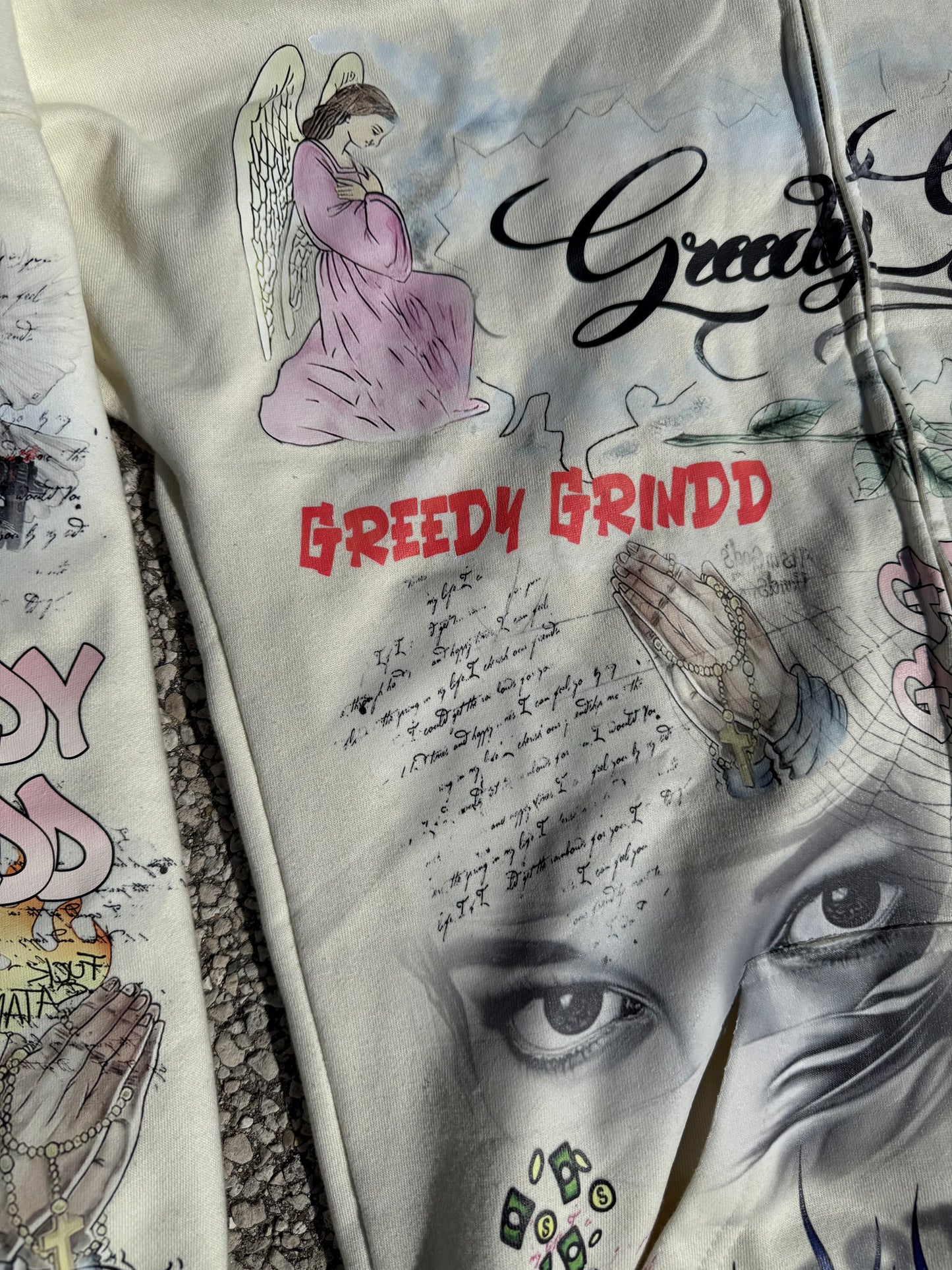 GreedyGrindd Graffiti Zip Up