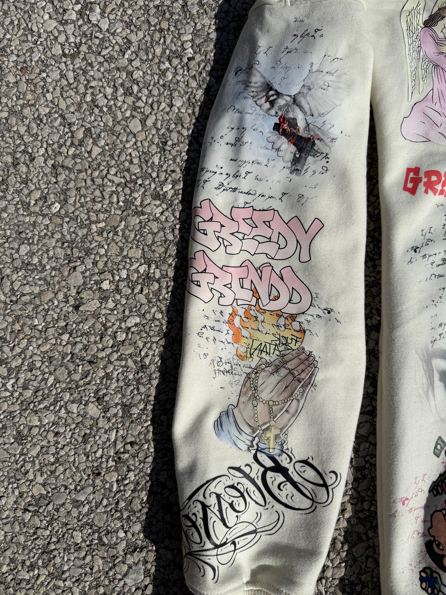 GreedyGrindd Graffiti Zip Up