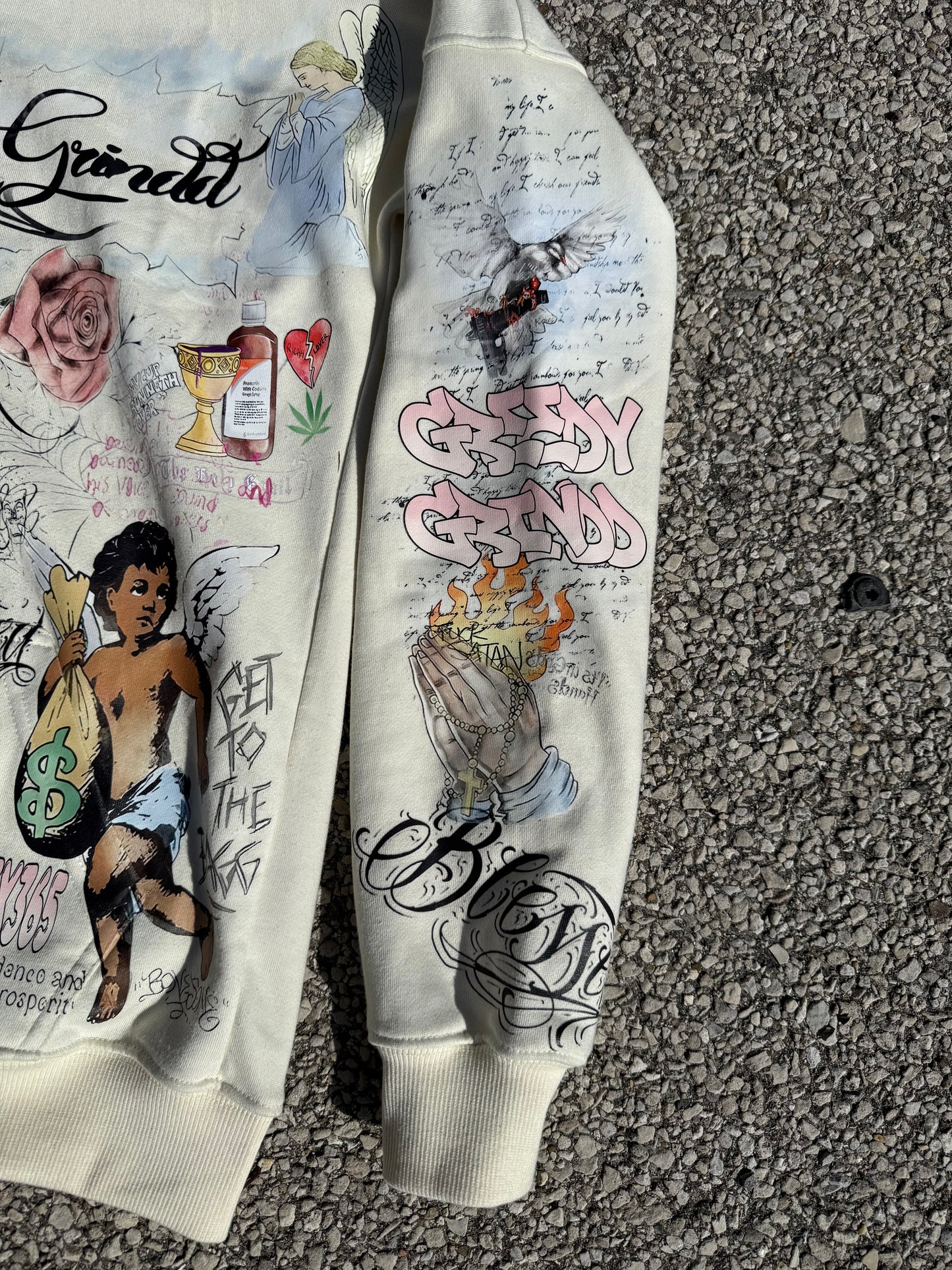 GreedyGrindd Graffiti Zip Up